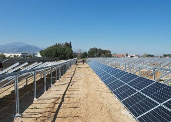 Alaşehir GES’te panel montajları başladı