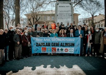 Bursa Mudanya’da 6 partiden hükümete ortak tepki