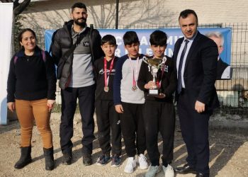 Bursa Yıldırım Erdoğan Şahinoğlu Ortaokulu öğrencilerinden Bocce’de büyük başarı