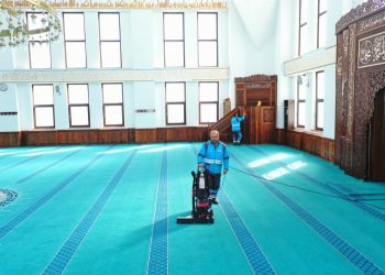 Kayseri Kocasinan’da camiler gül kokuyor