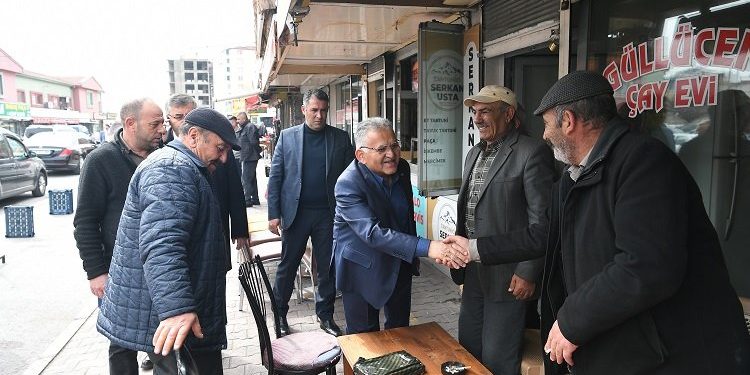 Memduh Büyükkılıç’tan garaj esnafına ziyaret