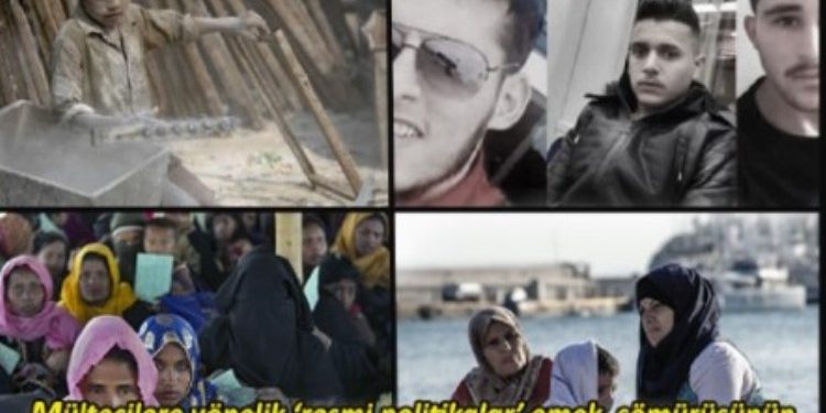 “Mültecilere yönelik ‘resmi politikalar’ emek sömürüsünün ve mülteci karşıtlığının temelini oluşturuyor”