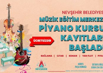 Nevşehir’de müzik kurs kayıtları sürüyor