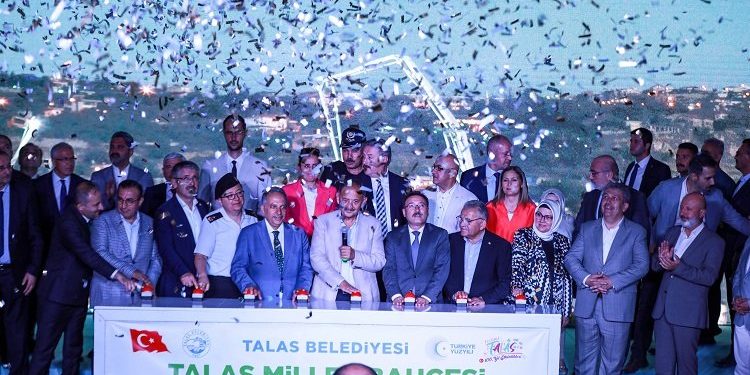 Kayseri Talas Millet Bahçesi’ne ilk harç