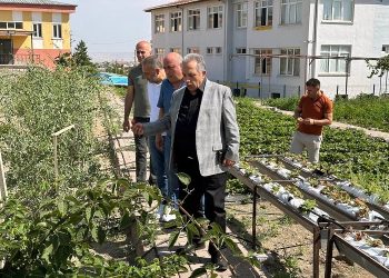 Kayseri Talas’ta örnek deneme bahçeleri