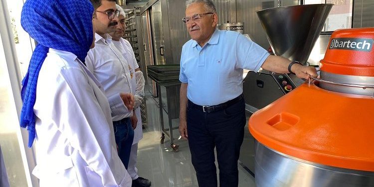 Kayseri’de mobil ekmek fırını devrede