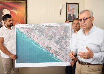 Mecidiye Sahili yeniden şekilleniyor