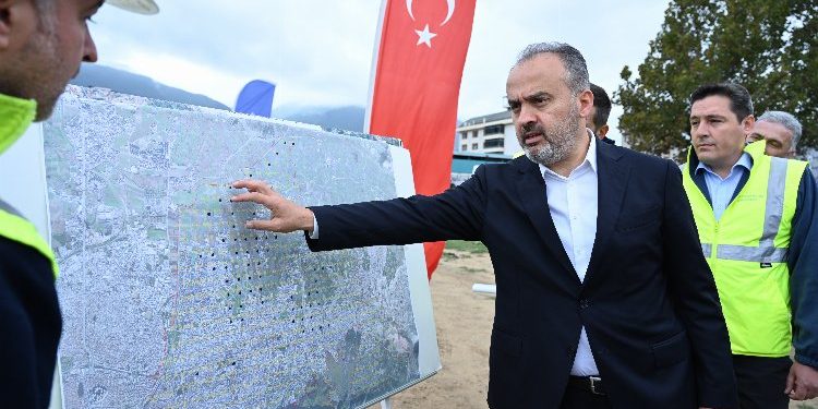 Bursa Yıldırım’ın zemin röntgeni çekiliyor