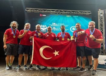 Su altında dünya şampiyonu Eskişehir’den