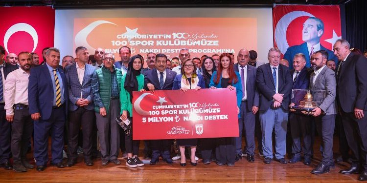 Gaziantep’ten amatör spor kulüplerine 5 milyon TL